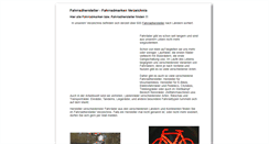 Desktop Screenshot of fahrradhersteller-verzeichnis.de
