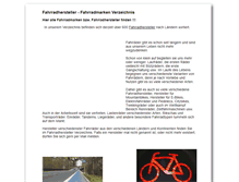 Tablet Screenshot of fahrradhersteller-verzeichnis.de